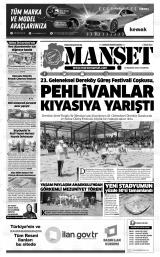 KAHRAMANMARAŞ MANŞET